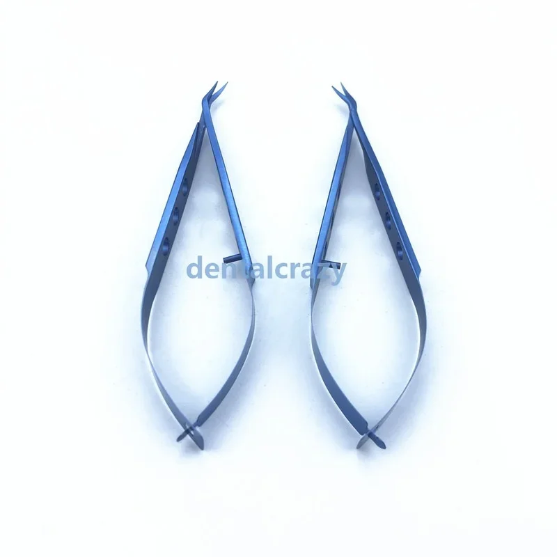 Titanium Castroviejo Corneal Scissors Left/Right Scissors training tool Ophthalmic Surgical Instrument