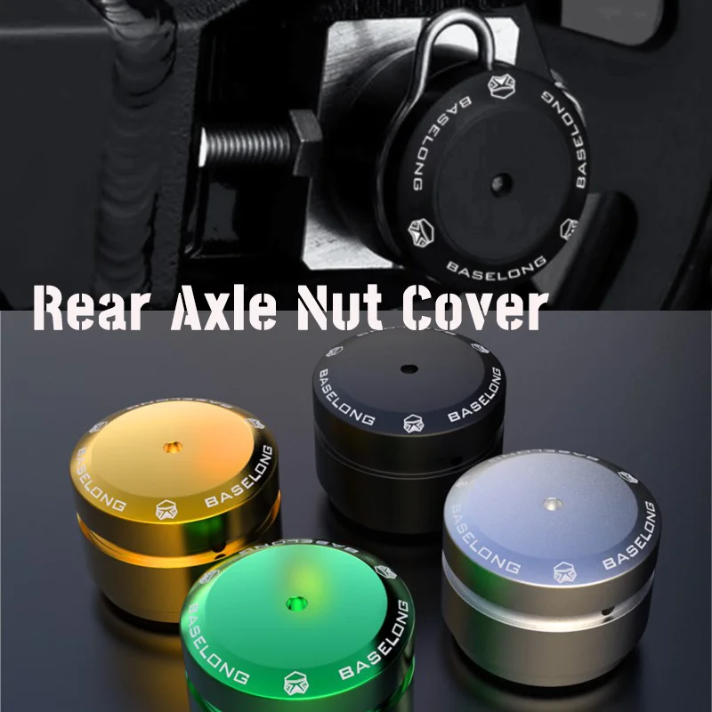 

Rear Axle Nut Cover For Kawasaki Z900RS CAFE Rear Axle Sliders Z 900 RS Axle Cap ZR900 Swingarm Nut Protectors Aluminum Z900RS