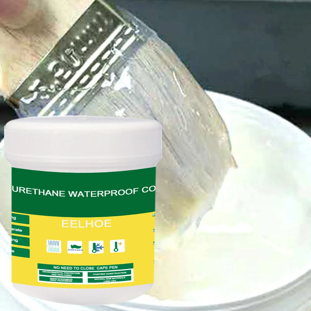 Transparent Waterproof Glue Invisible Sealant Paste with Brush Leakproof Glue Repair Gel For Wall Bathroom Toilet Floor Tiles