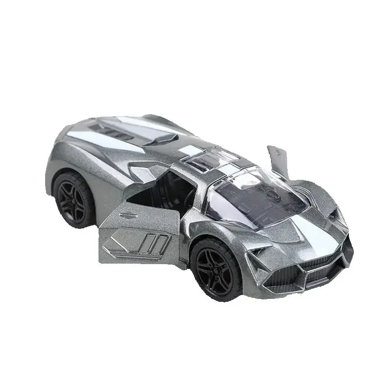 Meninos modelo de carro brinquedo realista carro esportivo de corrida pullback liga veículo em miniatura carro de jogo das crianças