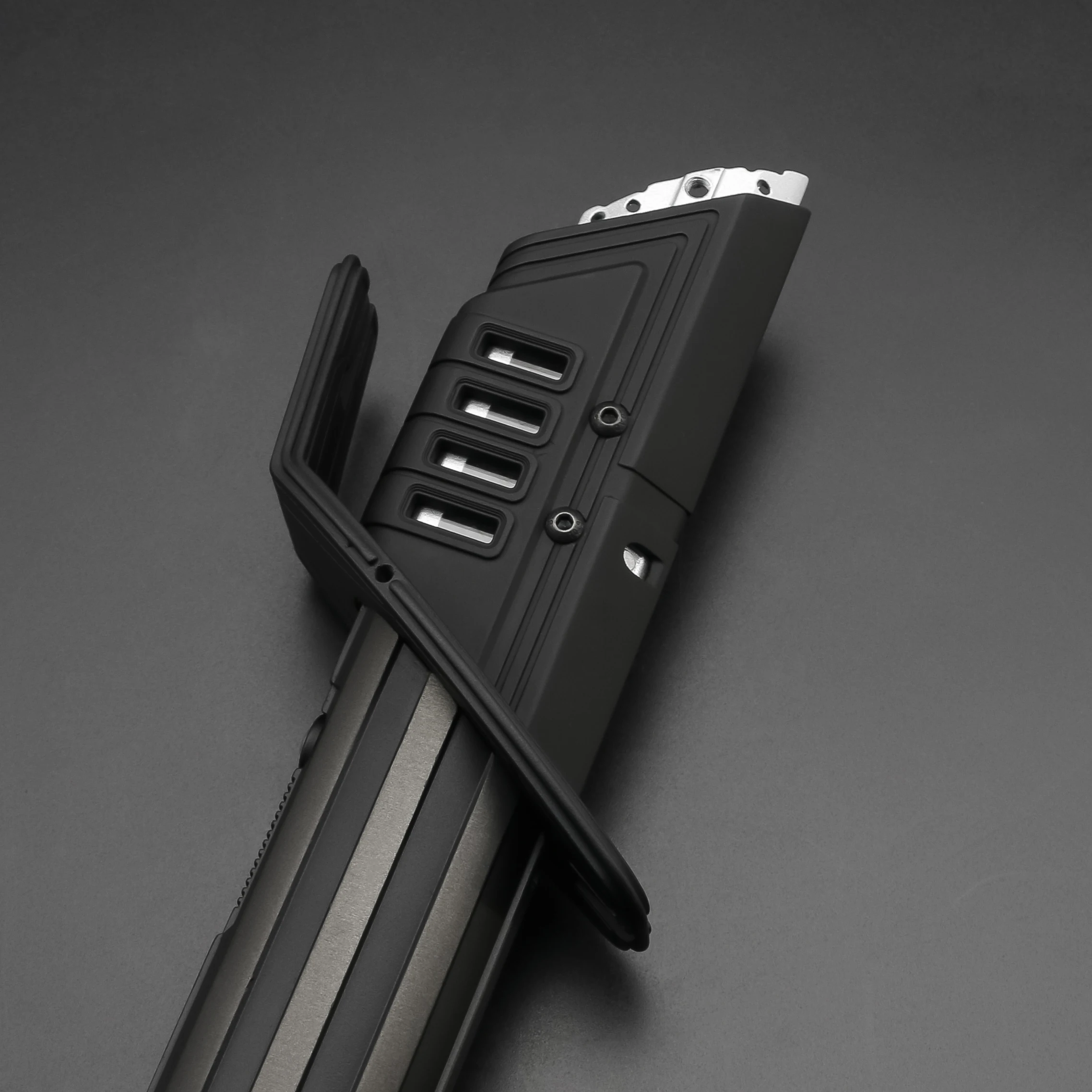 TXQSABER Dark Saber Smooth Heavy Dueling Lightsaber Proffie 2.2 Board with SD Card FOC Volume Adjustment Jedi Sword Toys