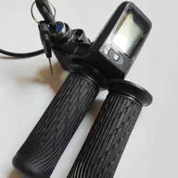 36V 48V 60V  Electric Bicycle Accelerator Electric Scooter Handle With Ignition Switch And Speed Function Electric Scooter Parts