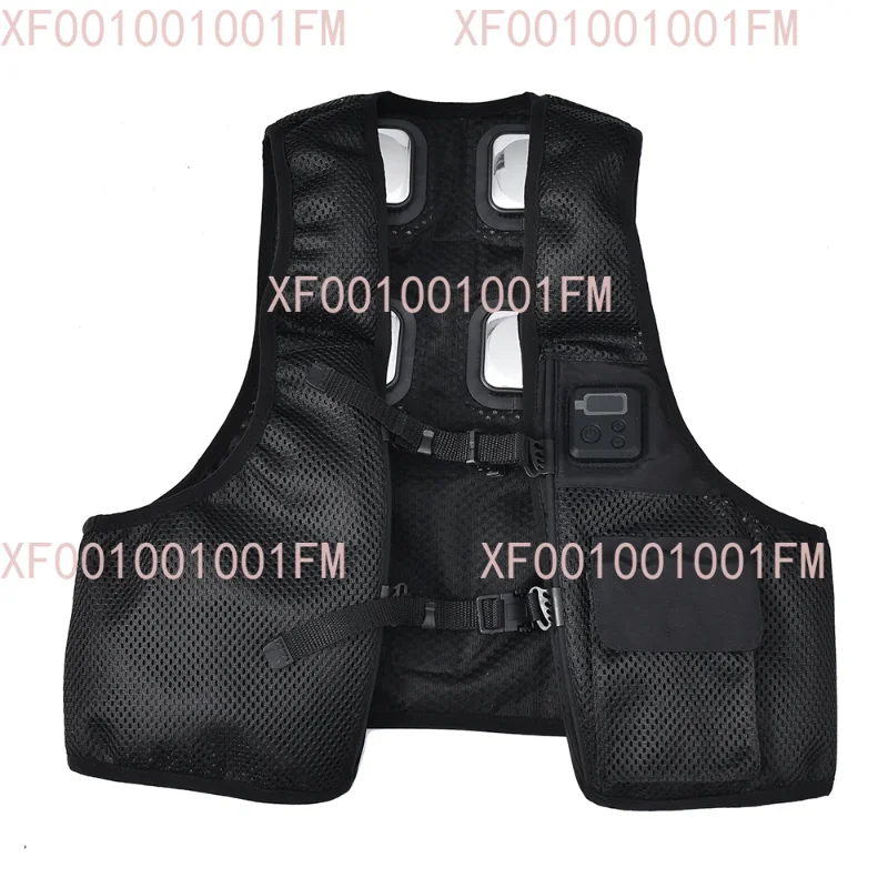 Rechargeable semiconductor heating and cooling vest outdoor portable portable intelligent heating clothes heating vest
