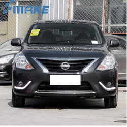 Car DRL drl daytime running light driving light with turn signal for Nissan Almera Latio sunny versa 2014 2015 2016 2017 2018