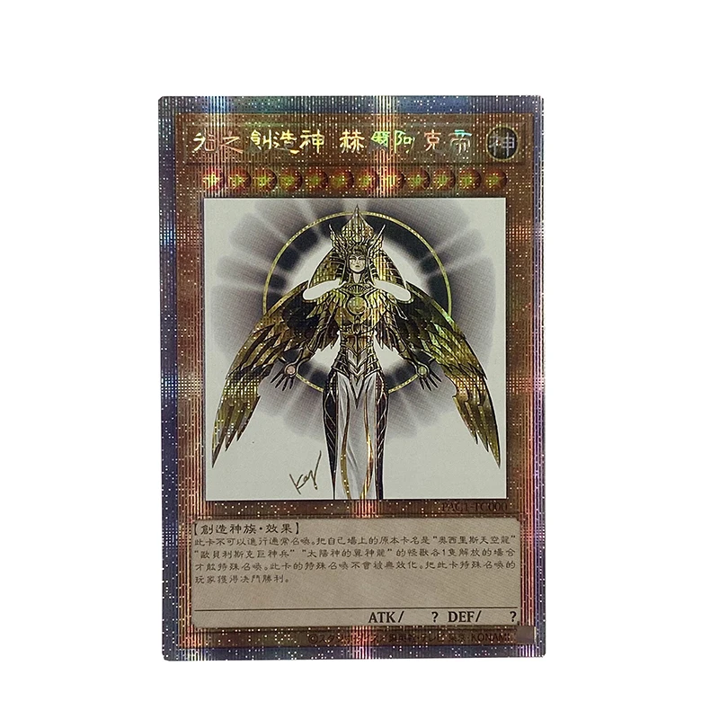 Orica Yugioh Diy Proxy Kaarten Egyptische God Anime Stijl Holactie Slife Obelisk Ra Traditionele Chinese Niet-Originele