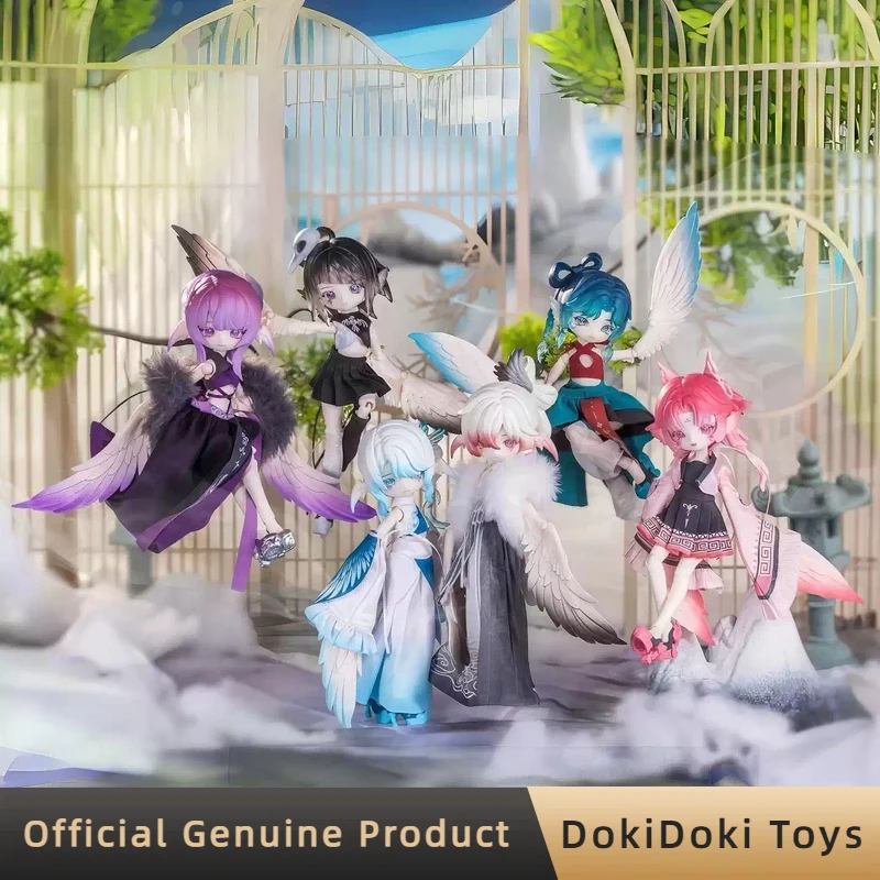 

Оригинальная коллекционная фигурка BJD Penny's Box Luluya Cloud Feather Pavilion Series, игрушка-сюрприз в закрытой коробке, украшение для рабочего стола, подарок для девочки