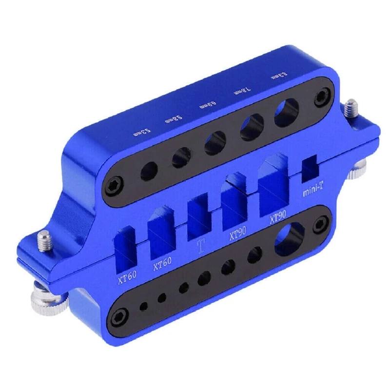 

A83I-Aluminum Alloy Soldering Station Xt60/Xt90 Multifunctional Insulation Welding Banana Plug For Pcb Board Assembly Tool