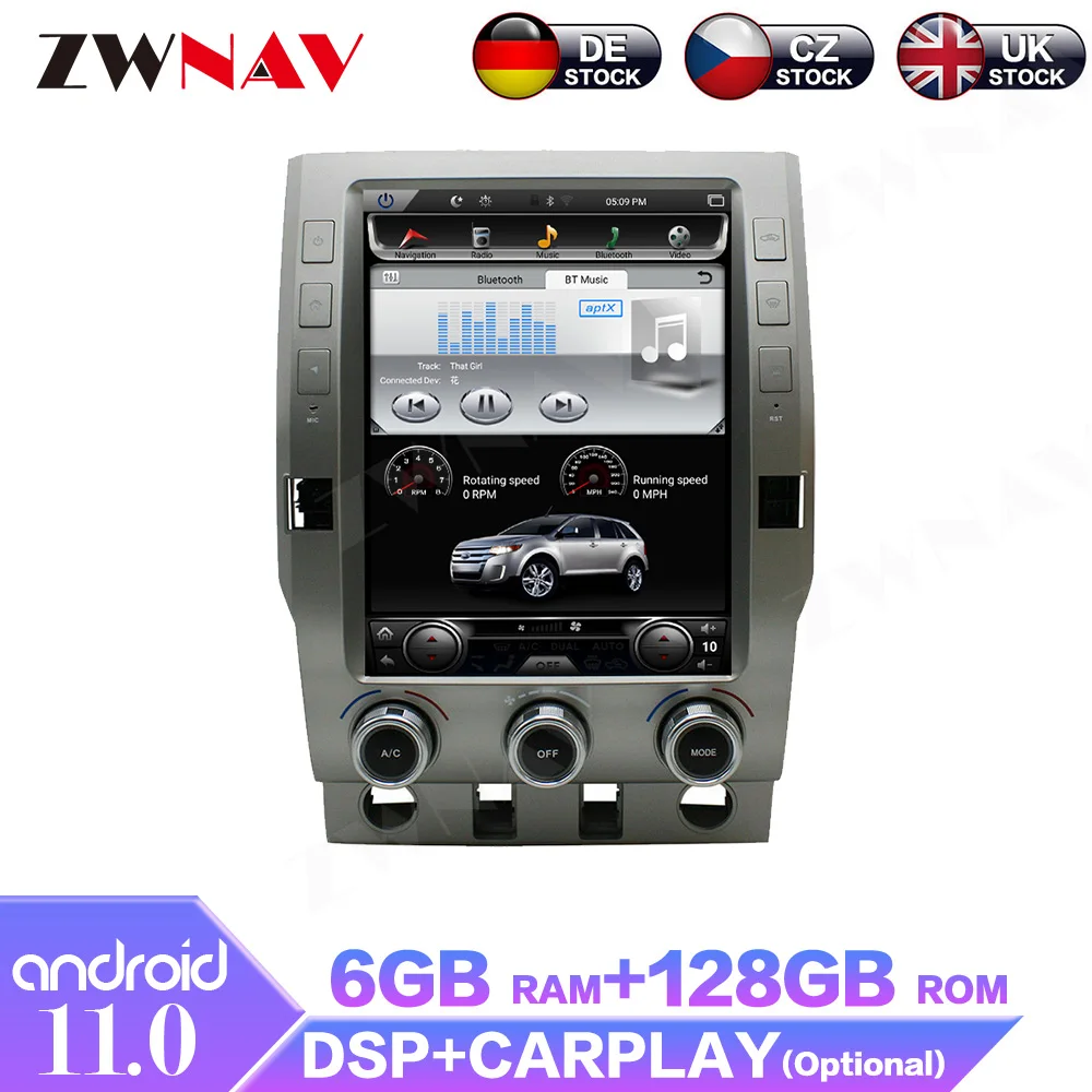 

12.1"Android 11.0 Car Radio For Toyota Tundra 2014-2020 Multimedia Carplay Audio Receivers Player Stereo GPS Auto Navi Head Unit