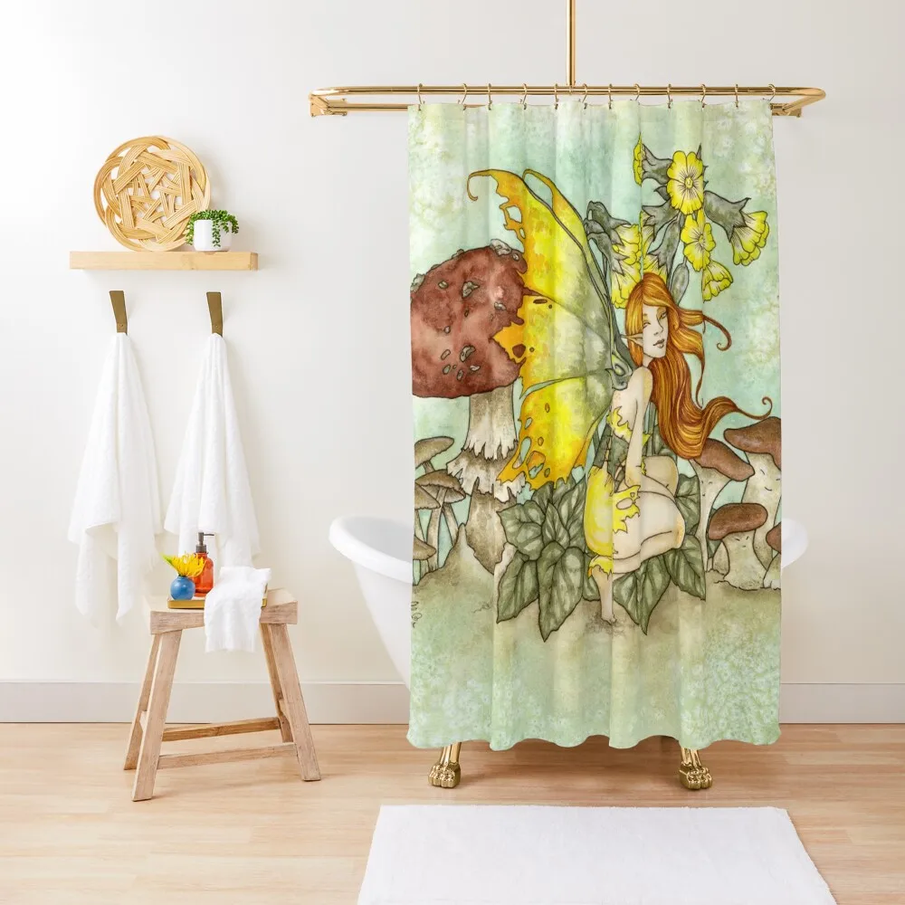 

Cowslips Shower Curtain Bathroom Accessory Modern Showers For Bathroom Waterproof Shower Bathroom And Shower Curtain