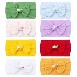 Baby Girl Hairband Nylon Infant Hairband Elastic Newborns Headband Comfortable