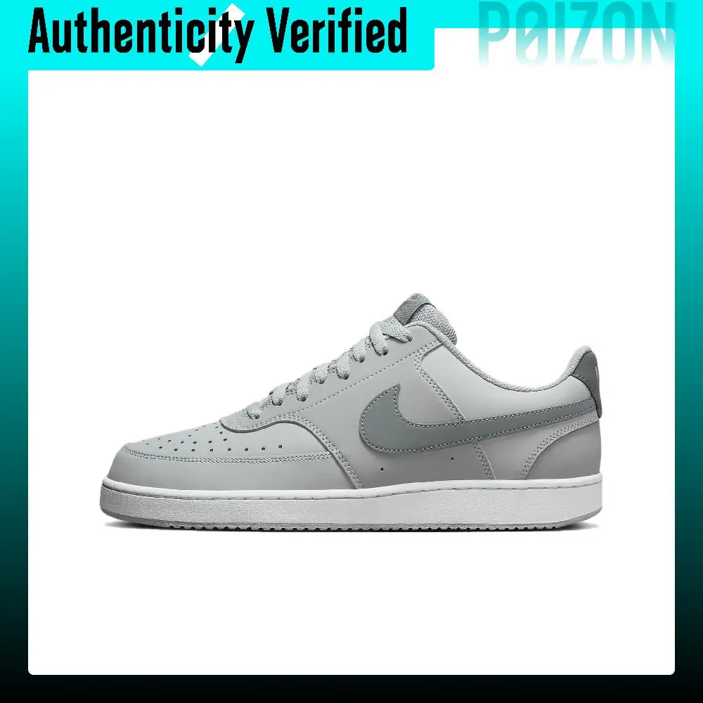 Nike Court Vision Classic Vintage Slip Resistant Abrasion Resistant Low top Skateboard Shoes Men's Gray HM6193-077