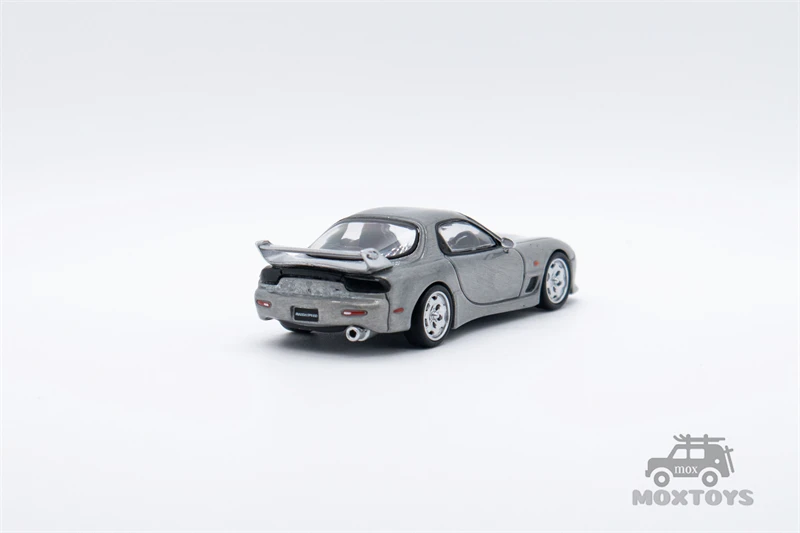 Tarmac Works 1:64 Mazda RX-7 FD3S Mazdaspeed A-Spec Silver Diecast Model Car