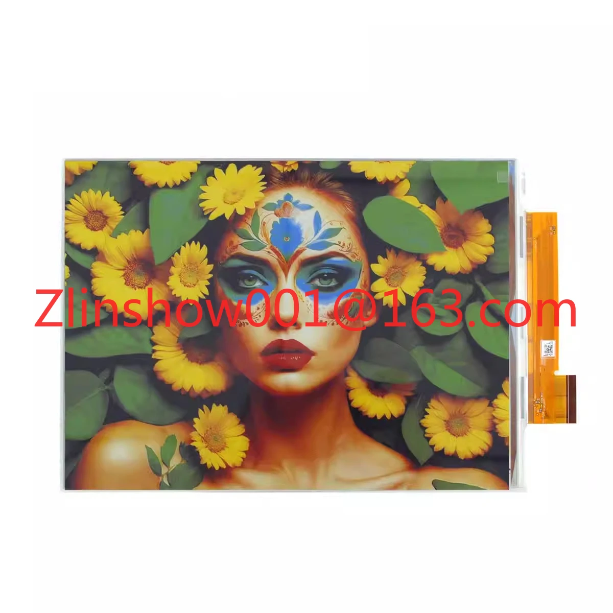 13.3 inch E6 color electronic paper ink screen high saturation resolution 1600x1200 GDEP133C02