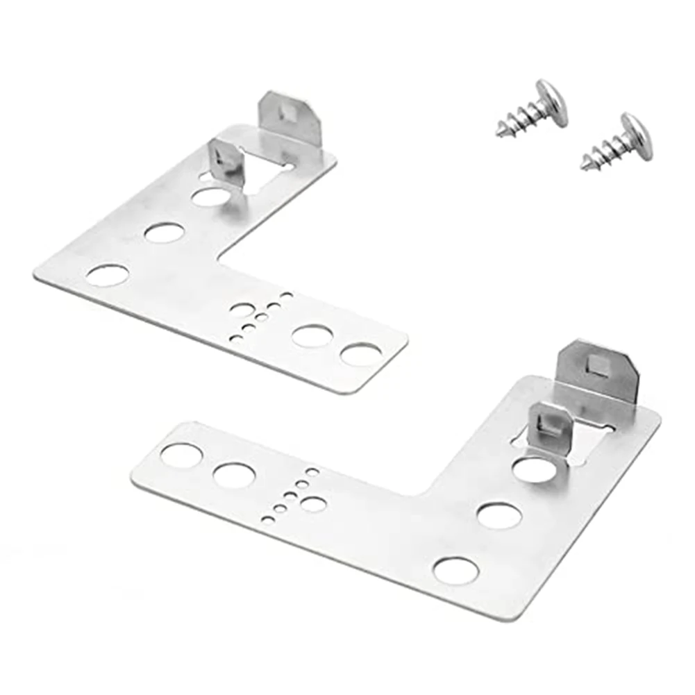 2 peças para suporte de montagem de máquina de lavar louça bosch fix 170664, para bosch, para kenmore para elite substitui 00170664, bsh170664, bsh00170664