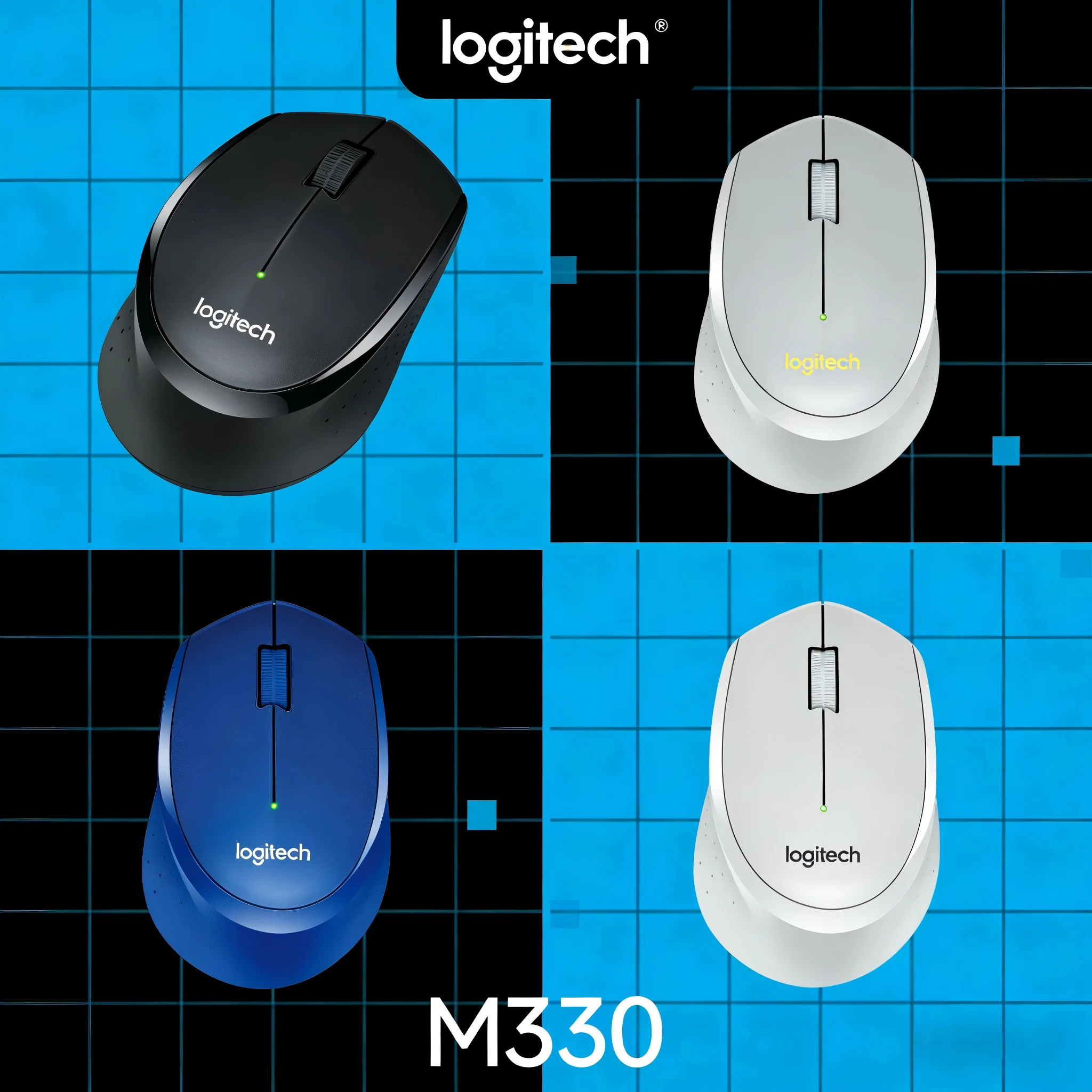 

Logitech M330 Lightweight Mouse Portable Wireless Library & Office