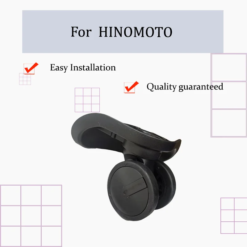 

For HINOMOTO HKSN50 Travel Luggage Replacement Wheel Anti-Detachment Wear-Resistant Pressure-Resistant Reinforced Bearings