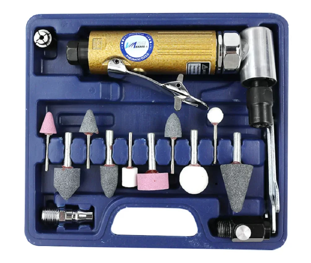 NEW BM-80M 90 Degree Multifunction Pneumatic Grinding Polishing Machine Right Angle Air Die Grinder 25000RPM Chuck 3MM/6MM