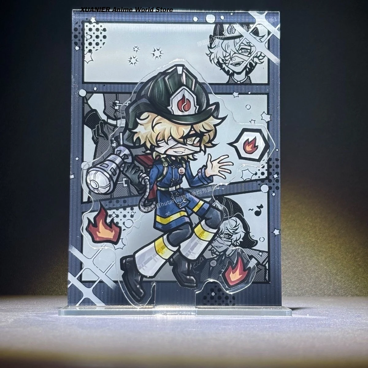 

15cm Game Identity ⅤFlorian Brand Fire investigator Acrylic Desktop Ornament Cosplay Anime Stand Figure Model Decoration Gift