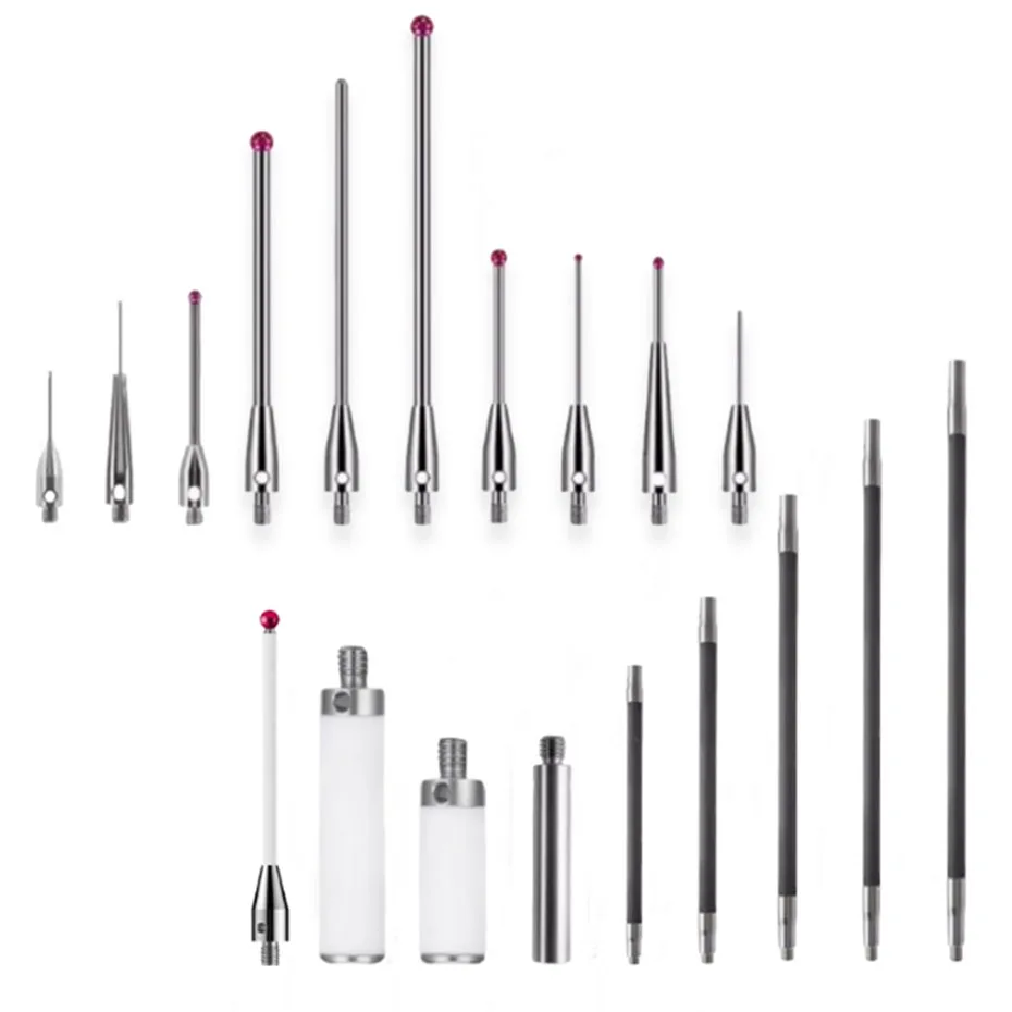 

Зонд с тремя координатами, измерительная игла, рубиновый измерительный стержень из нержавеющей стали, измерительный стержень M2M3M4, плоское измерение