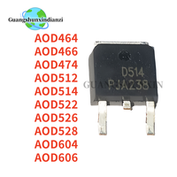 10PCS/LOT NEW AOD464 D464 AOD466 AOD474 AOD512 AOD514 AOD522 AOD526 AOD528 AOD604 AOD606 TO-252 MOSFET