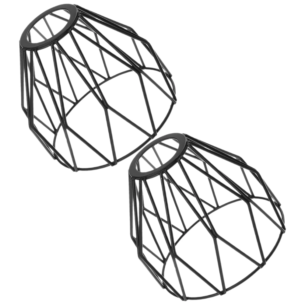 

2pcs Wrought Lampshade Pendant Light Shades Hanging Lampshades Replacement Home Lighting Home Lampshade Accessories