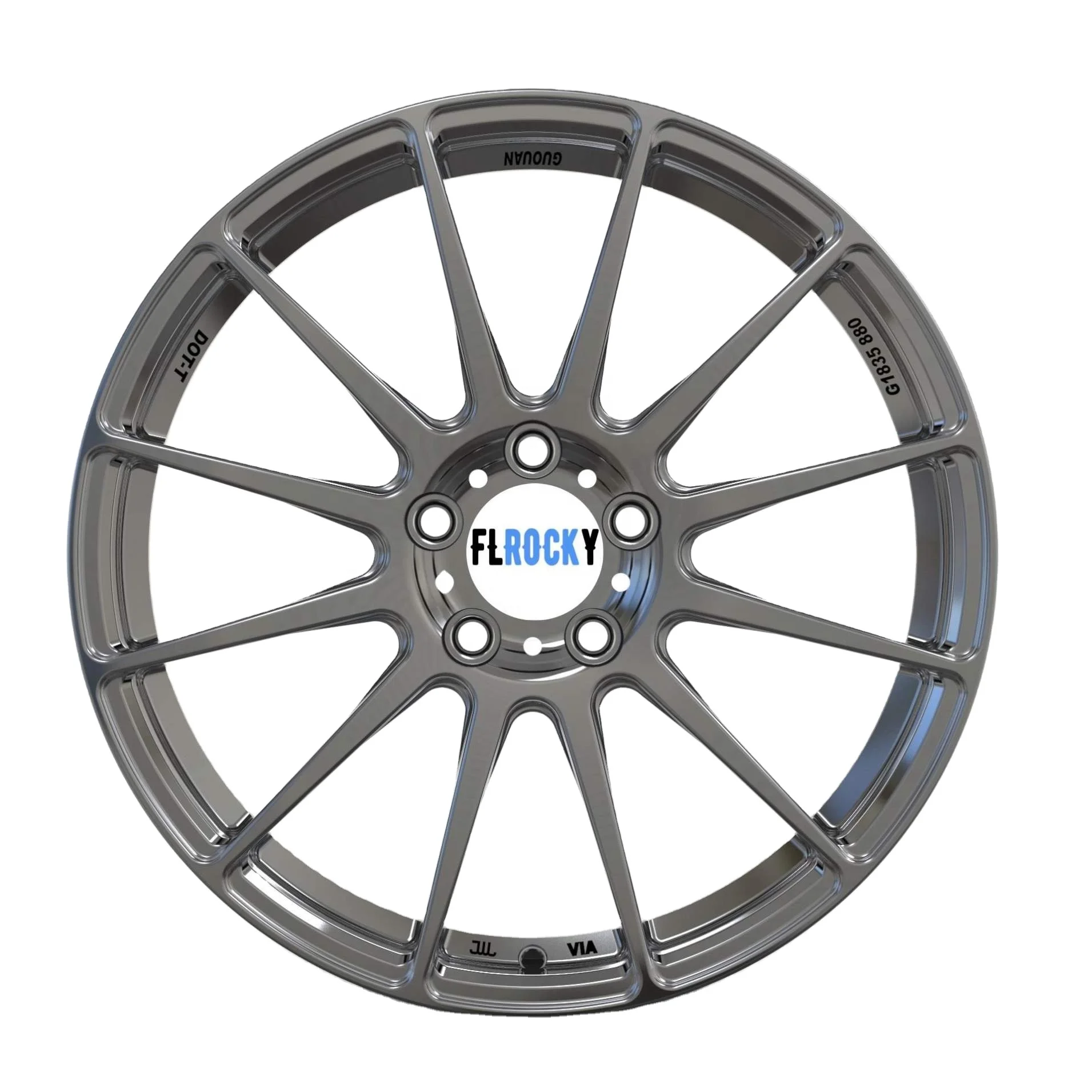 4PCS Brand 6061-T6 Aluminum Alloy Forged Car Rim For Custom 18 19 20 21 22 24 Inch 5 Holes Passenger Car Wheel