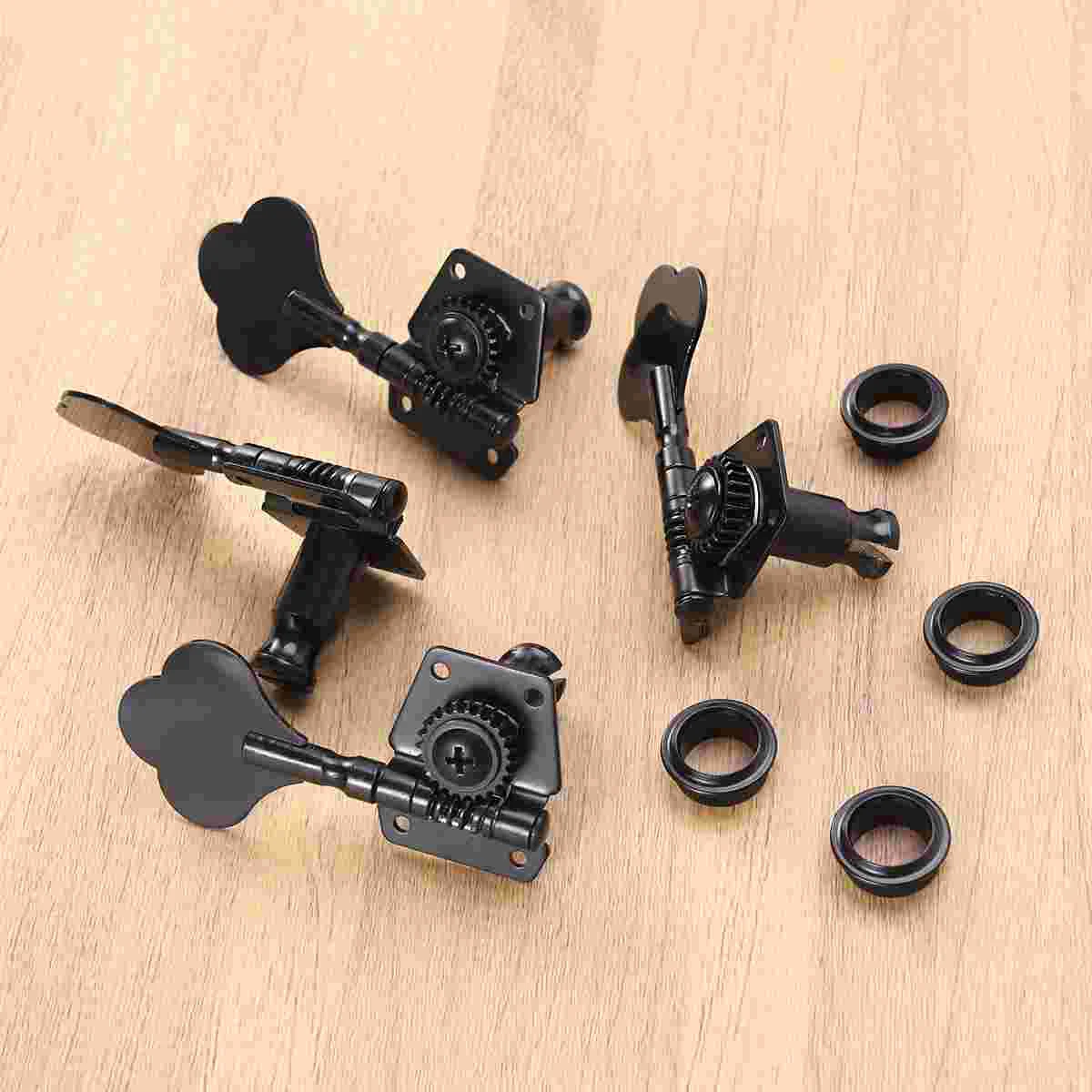 

String Button Tuning Pegs Right Tuners Opened Electric Guitar Tuning Pegs 4 String Machine Heads Tuners for Bass High Quality