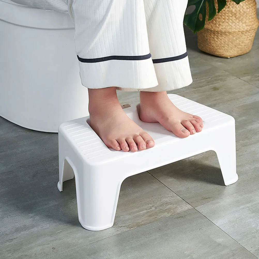 

1Pcs Toilet Foot Rest Stool Bathroom Footstool Stable Non-Slip Small Compact Foot Support Stool Home Office Use Comfortable