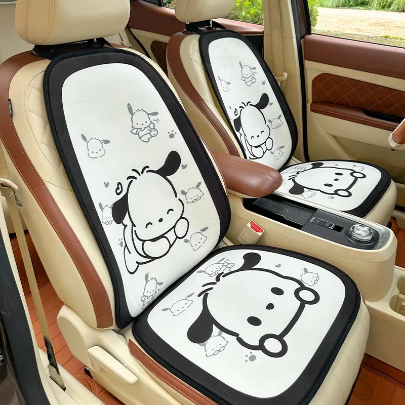 

Sanrio Kawaii Pochacco Car Seat Cushion Anime Cartoon Cute Fashion Exquisite Skin Friendly Car Interior Cushion plush Seat Cover