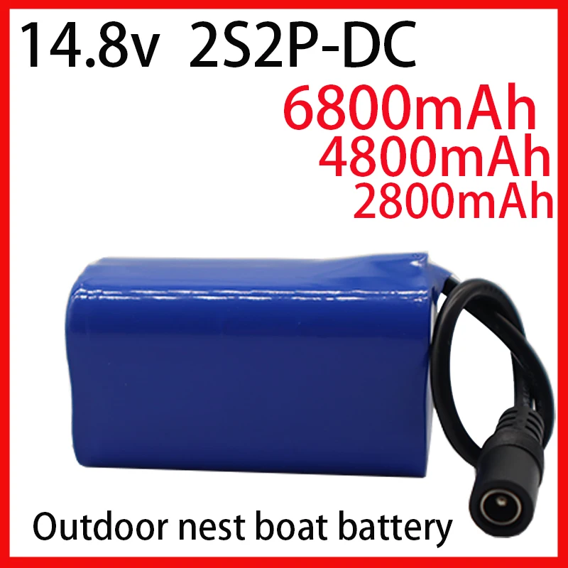 Batería Lipo mejorada, 7,4 V, 6800mah, T188, 2011-5, T888, V007, H18, C18, Fernbedienung, Angeln, Colonia Boote, Ersatzteile