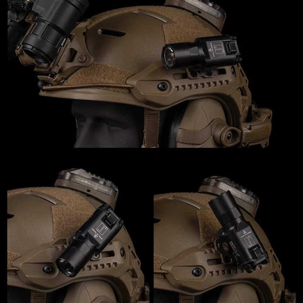 Riel M-LOK para casco Picatinny, montaje ajustable linterna táctica - imagen 5