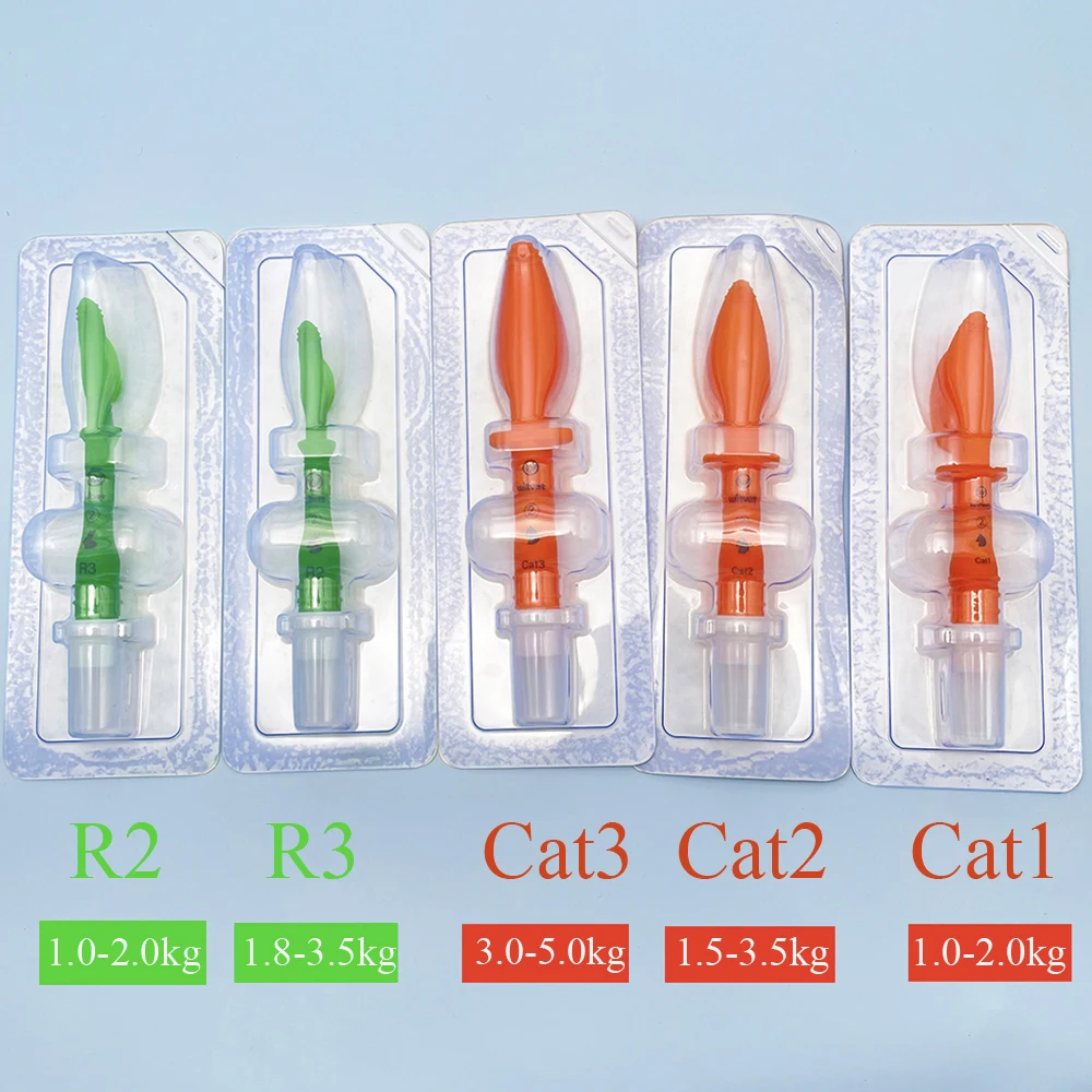 Professional Cat&Rabbit Blind Endotracheal Intubation Tube Flexible ETI Guided Supraglottic Secure Airway Animal Surgery Tools