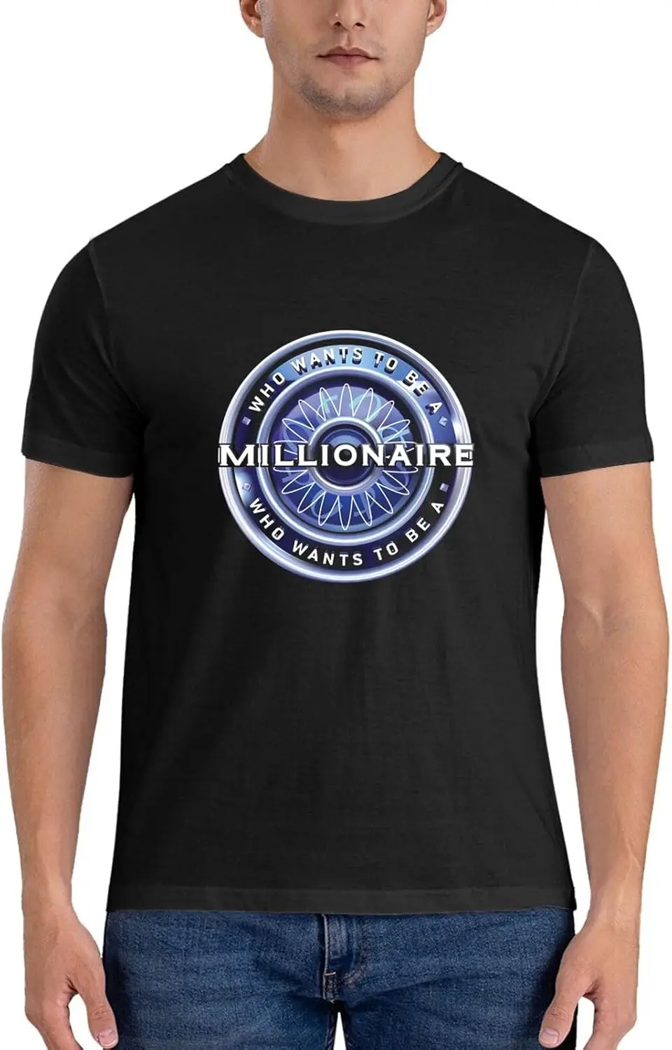 Who Wants to Be a Millionaire 1998 Classic Movies TV Show Poster Contton t Shirt for Mens Fashion tees