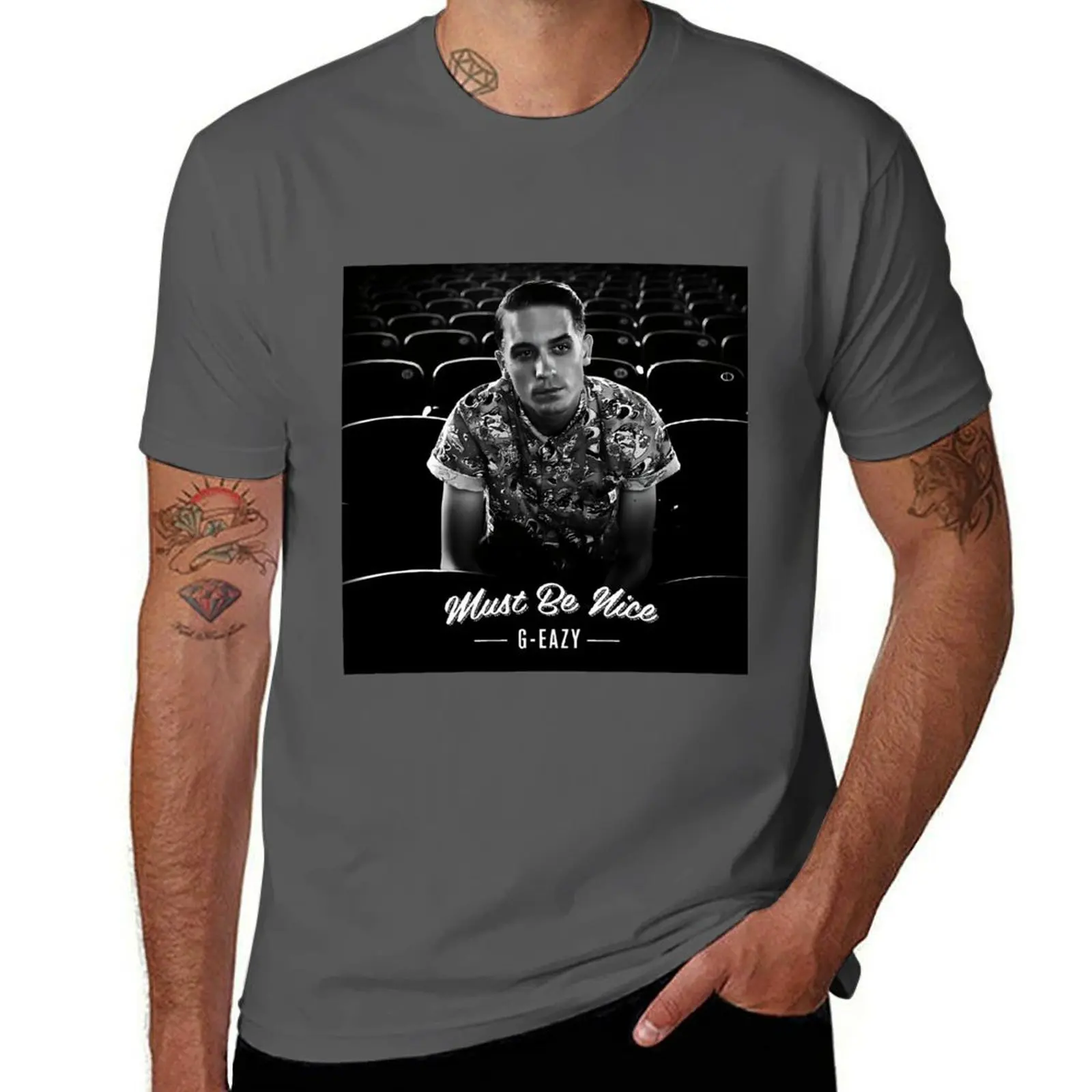 

g eazy must be nice tour 2020 baksobulat T-Shirt Heavy Duty Casual Work Tee
