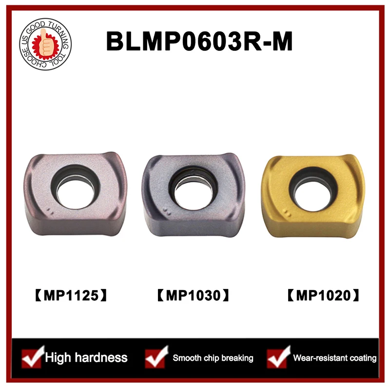 

BLMP0603R-M MP1020 MP1030 MP1125 Carbide Inserts Milling Turning Tools BLMP 0603R High Quality Cnc Lathe Tool