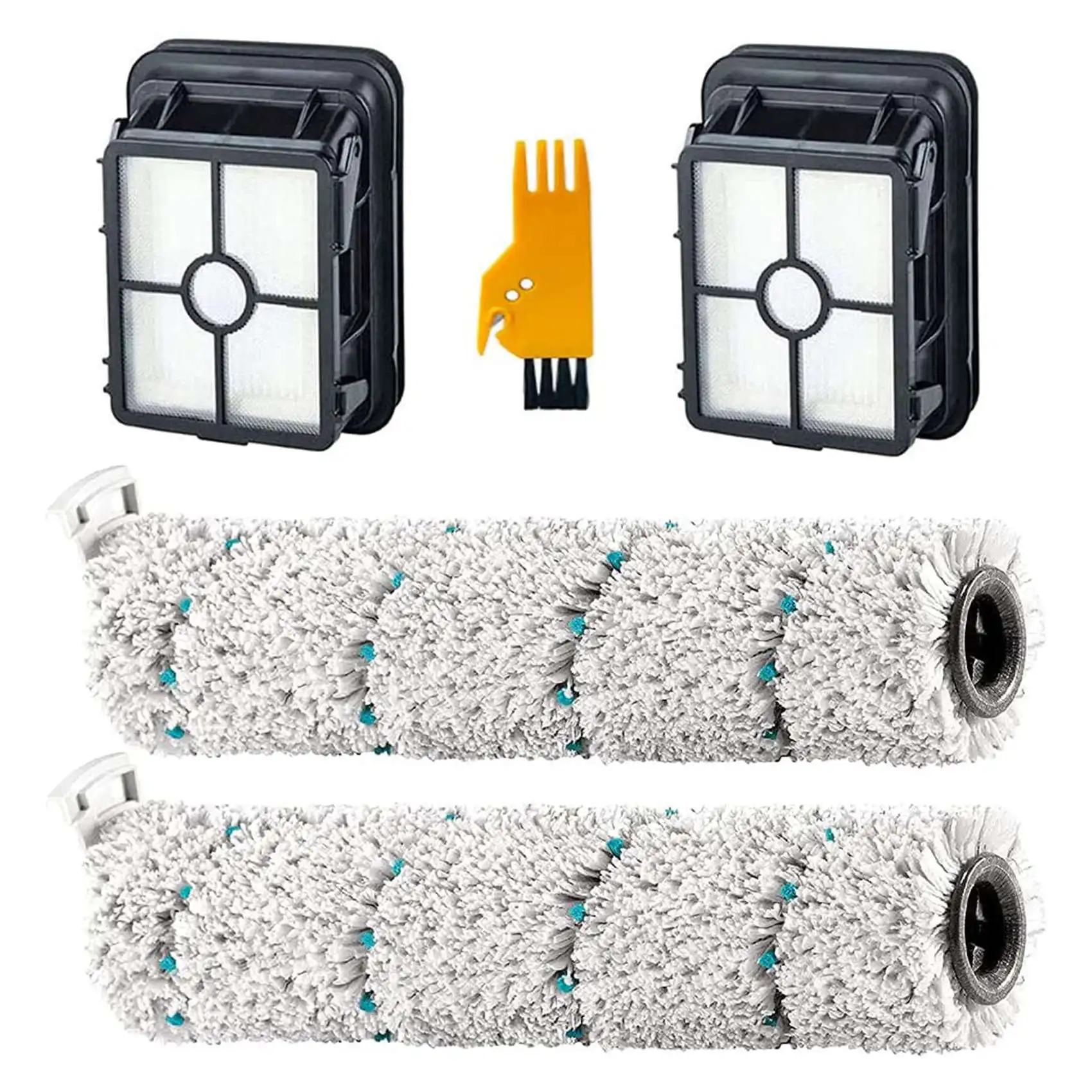 

A01M For Bissell CrossWave Cordless Max 2554 2590 2593 Series Vacuum,Multi-Surface 2787 Brush Rolls and 1866 Vacuum Filters