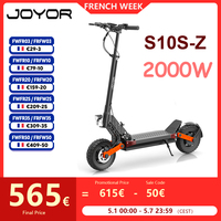 JOYOR S10-S-Z Electric Scooter 1000W*2 Dual Motor 60V 18Ah 60km/h Escooter Foldable Electric Scooters with Shock Absorption