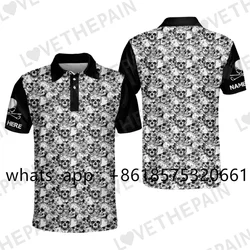 Men Golf Shirt Polo Table Tennis Top Football Sports Clothing Badminton Shirt Outdoor Golf Clothes Short Sleeve Fashion T-shirt