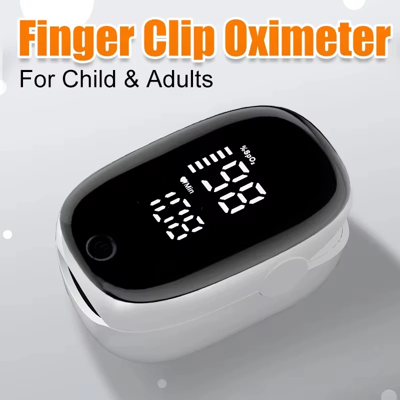 Portable Fingertip Oximeter Heart Rate Meter Pulse Blood Oxygen Saturation OLED Screen Digital Tube Practical Monitor