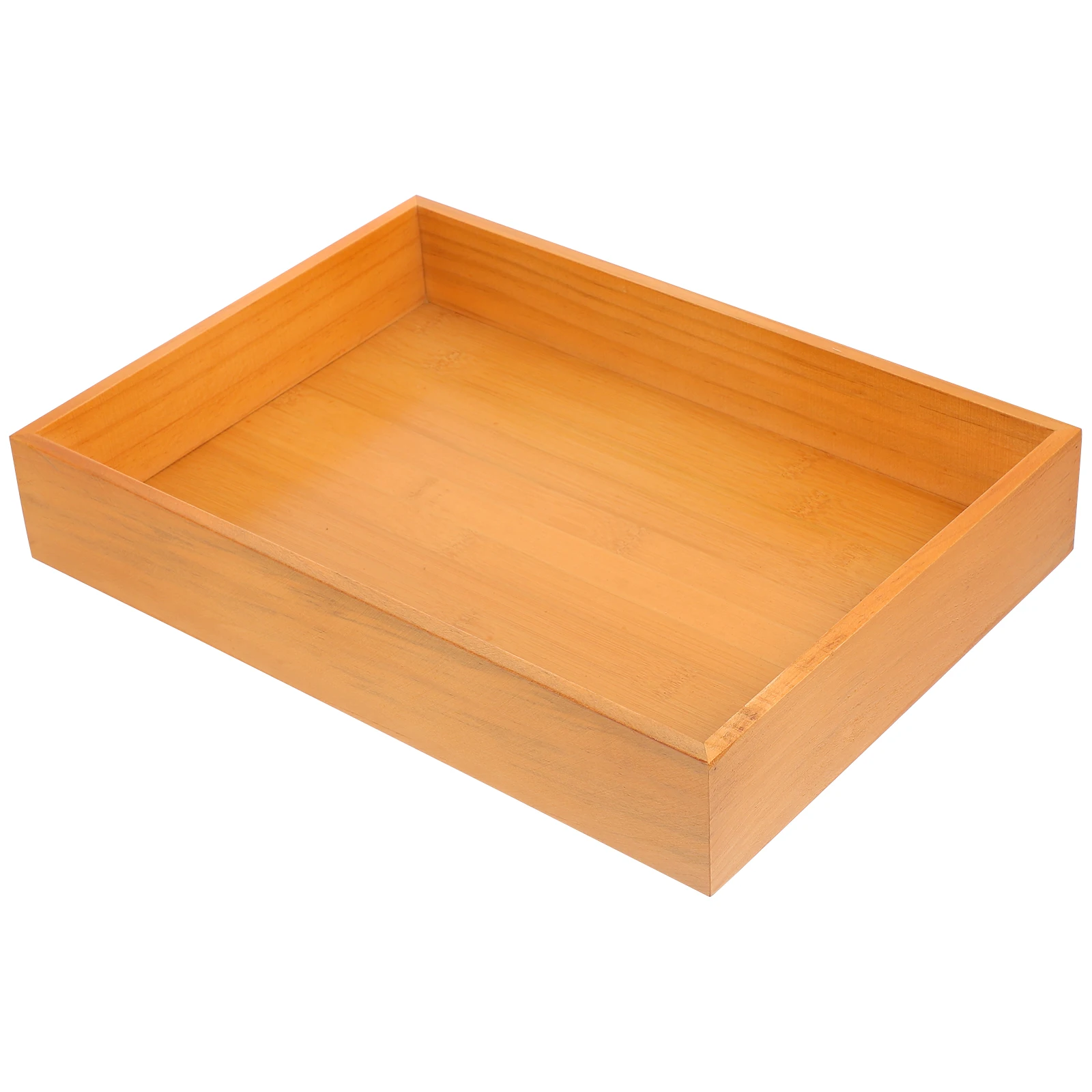 

Wooden Pallet Pastry Tray Household Fruit Plate Bamboo Storage Rectangular Reusable Serving Trays For