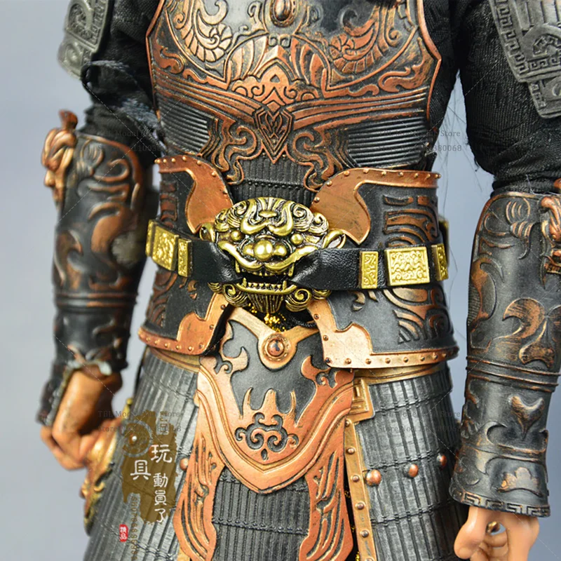 Accesorio masculino a escala 1/6, cinturón con cabeza de bestia, correa de doble hebilla de León para WorldBox AT020 de 12 pulgadas, 303 juguetes, figura de soldado haoyutoys