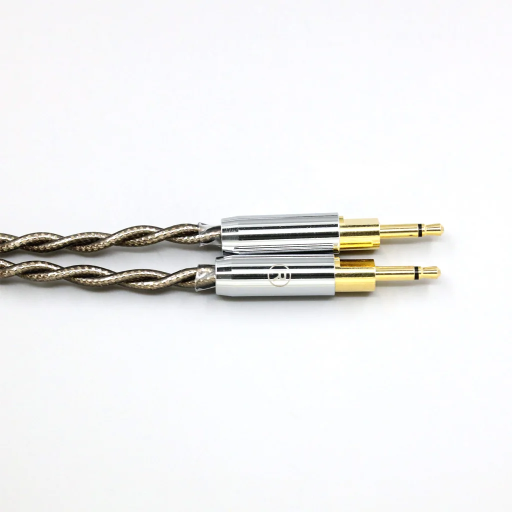 99% Pure Silver Palladium + Graphene Gold Earphone Shielding Cable For Sennheiser HD700 Headphone 2.5mm pin 4 core LN008204