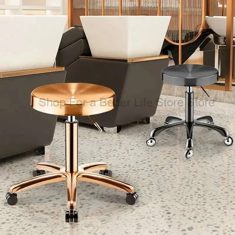 Kursi Pedikur Spa Putar, Kursi Barber, Kursi Salon Kecantikan Ergonomis untuk Keramas, Kursi Tata Rias Kosmetologi, Kursi Penata Rambut, Furnitur AA