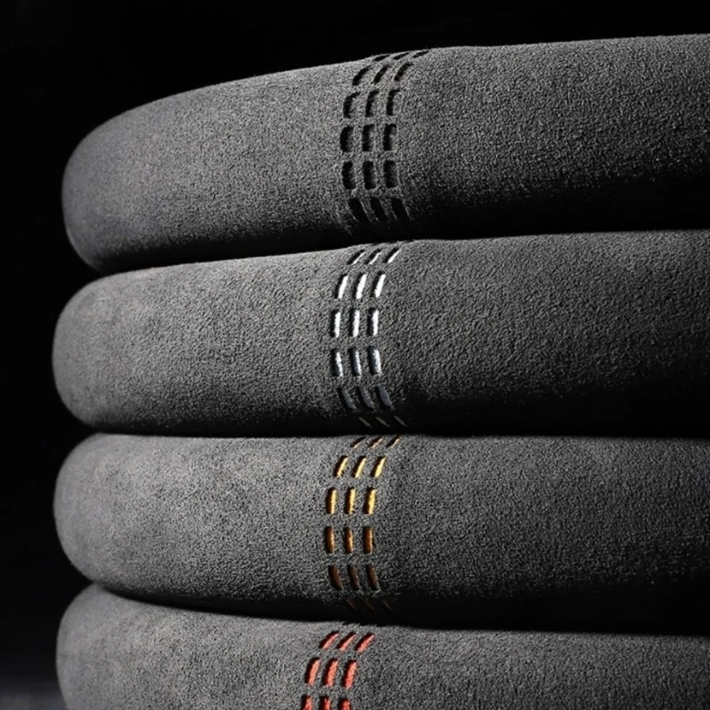 

Universal Suede Steering Cover Fits 99% Cars Premium Cowhide AntiSlip Comfort Interior Upgrade