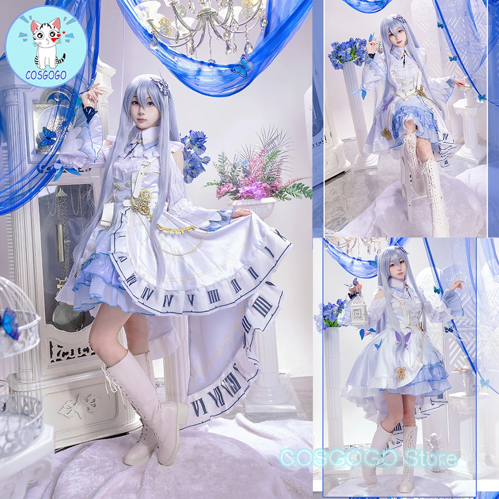 PJSK Yoisaki Kanade 3rd Anniversary Outfits Anime Cosplay Costumes Game Women Lovely Dress Project Sekai Outfits