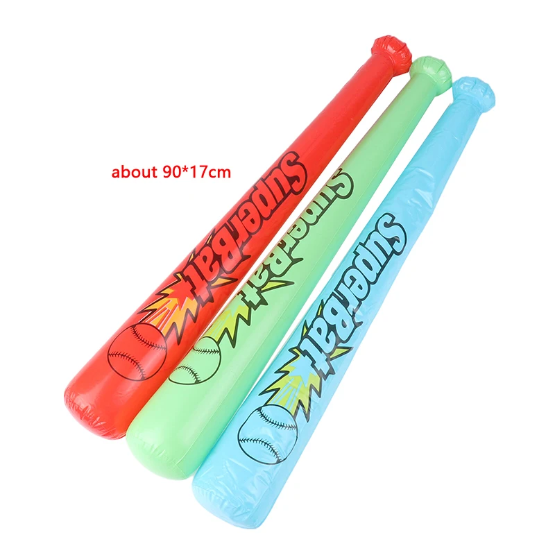 Inflatable Balloon Stick PVC Inflatable Baseball Bat Kids Birthday Gifts Toys Independence Day Decorat