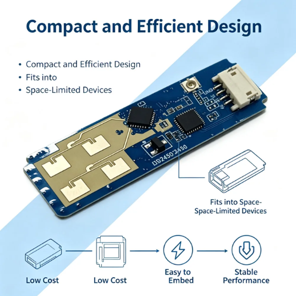 LD2450 24G Millimeter Wave Sensor for Real-Time Indoor For Human Motion Localization and Tracking with Serial Port Data Output