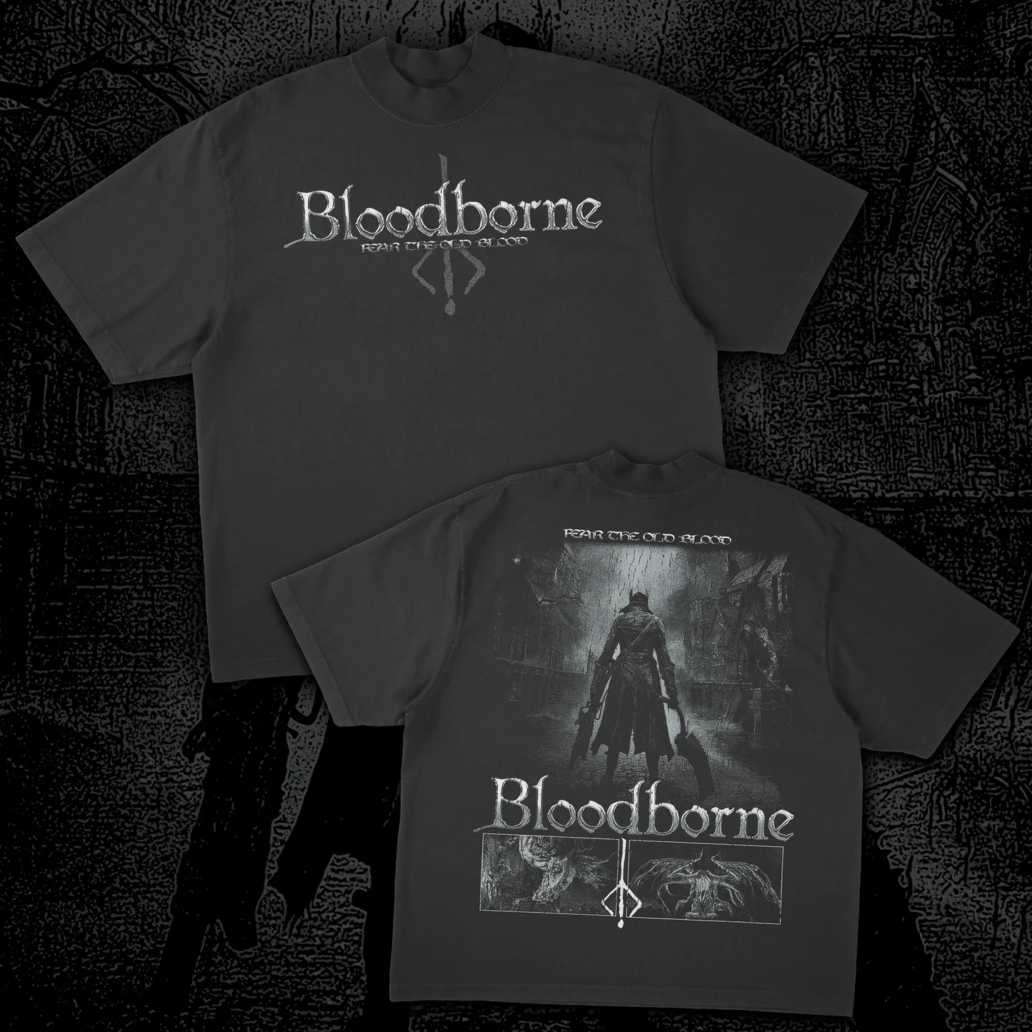 Bloodborne Curse - Fear of Ancient Bloodborne Camiseta holgada y cómoda de algodón de verano para hombres y mujeres
