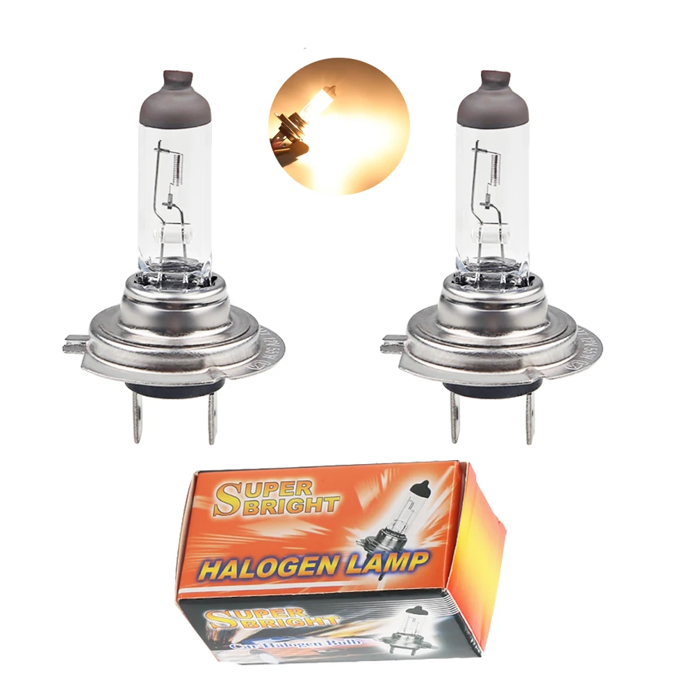 12V 55W H7 Halogen 4300K Car Bulb Halogen White Fog Halogen Bulb Car Head Lamp Light 12V Car Light Lamp For Car