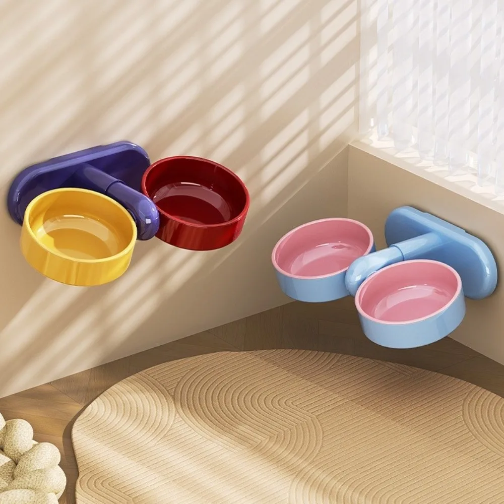 

Регулируемая по высоте присоске, миска для домашних животных, защита от протечек, защита шеи, миска для кошек, защита от опрокидывания, простая в еде миска на высоких ножках для кошек, собак